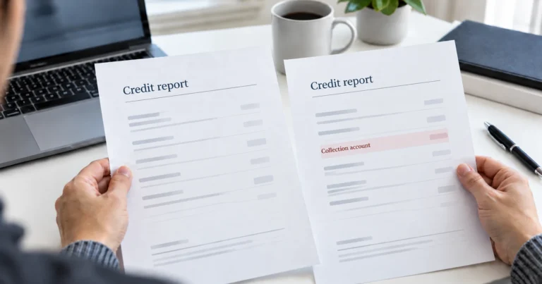 Collection account disappeared and came back on a credit report