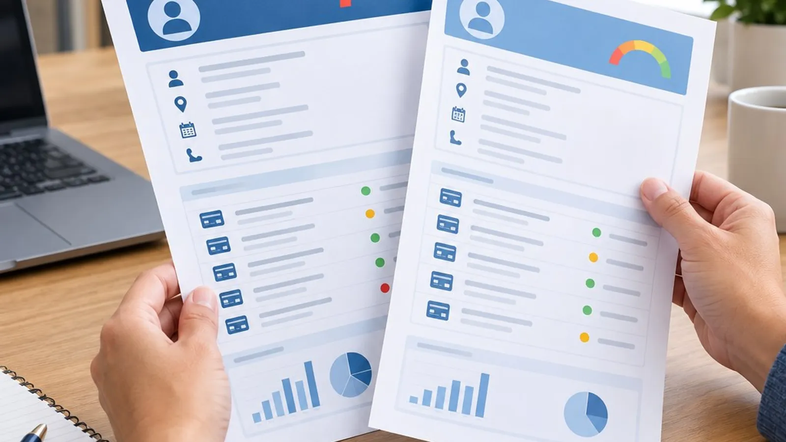 Mixed credit file with another person's information