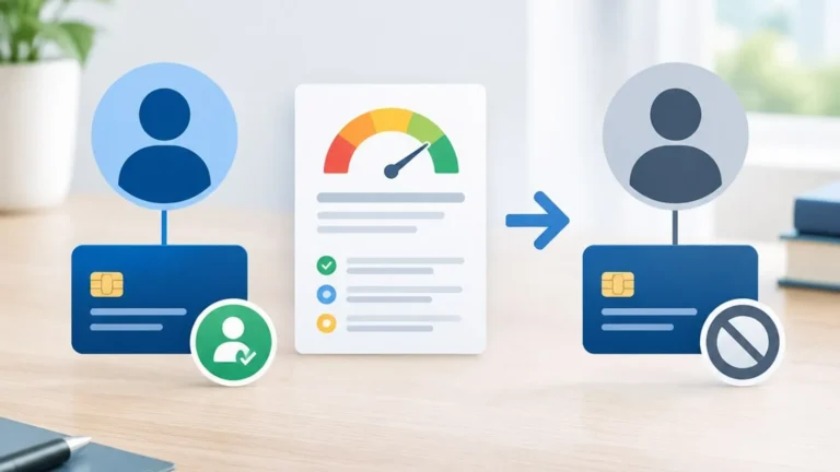 Credit report showing a responsibility terminated status